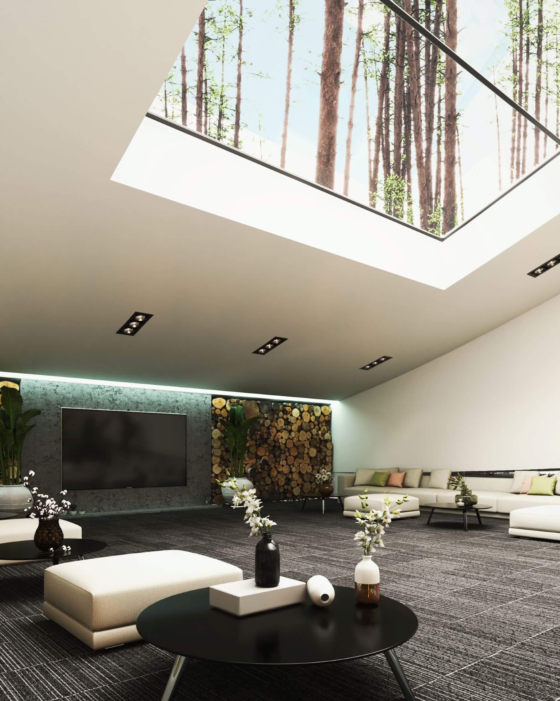 luxury furniture in living room
